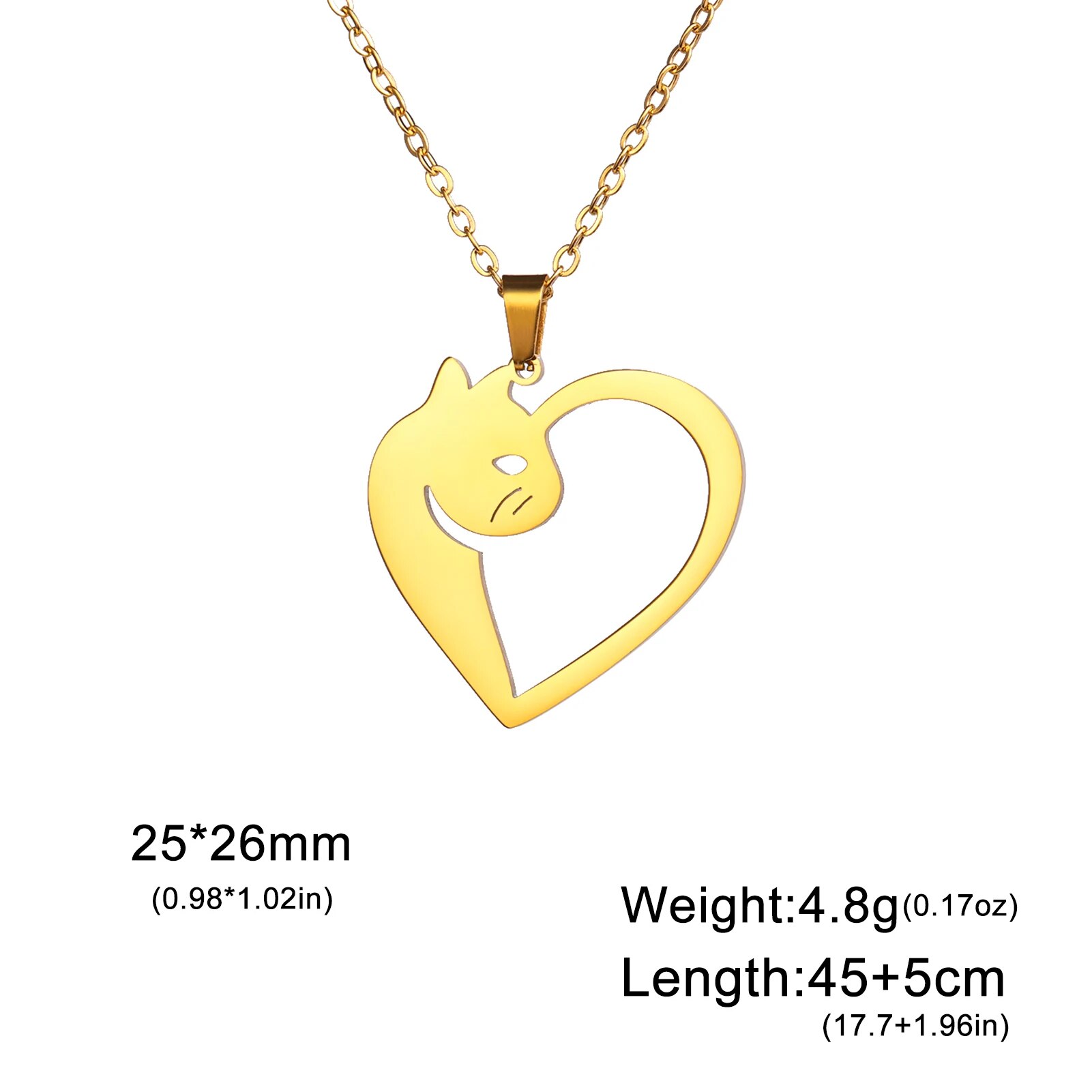 Cazador-Collier-en-acier-inoxydable-avec-pendentif-animal-pour-femme-tour-de-cou-mignon-chat-chaton