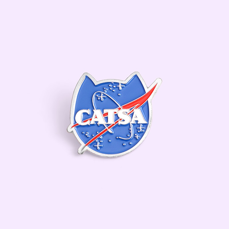 Chats-Club-mail-broche-chat-plan-te-lune-caf-patte-Badge-personnalis-chaton-broches-pinglette-jean