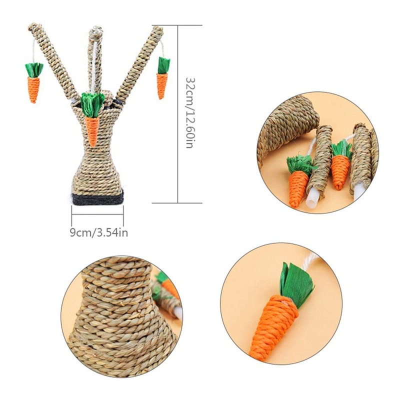 Chat-griffoir-arbre-Sisal-tissu-animal-chat-cadre-d-escalade-bricolage-interactif-jouets-de-formation-animal