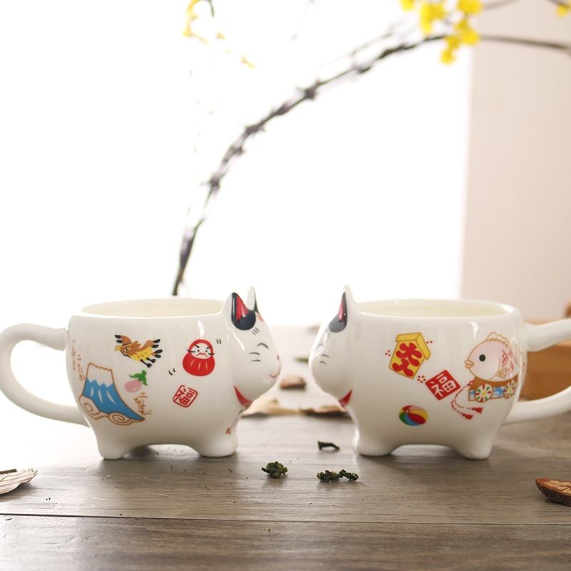 Service-th-japonais-mignon-en-porcelaine-Tasse-th-cr-ative-en-c-ramique-Maneki-Neko-avec