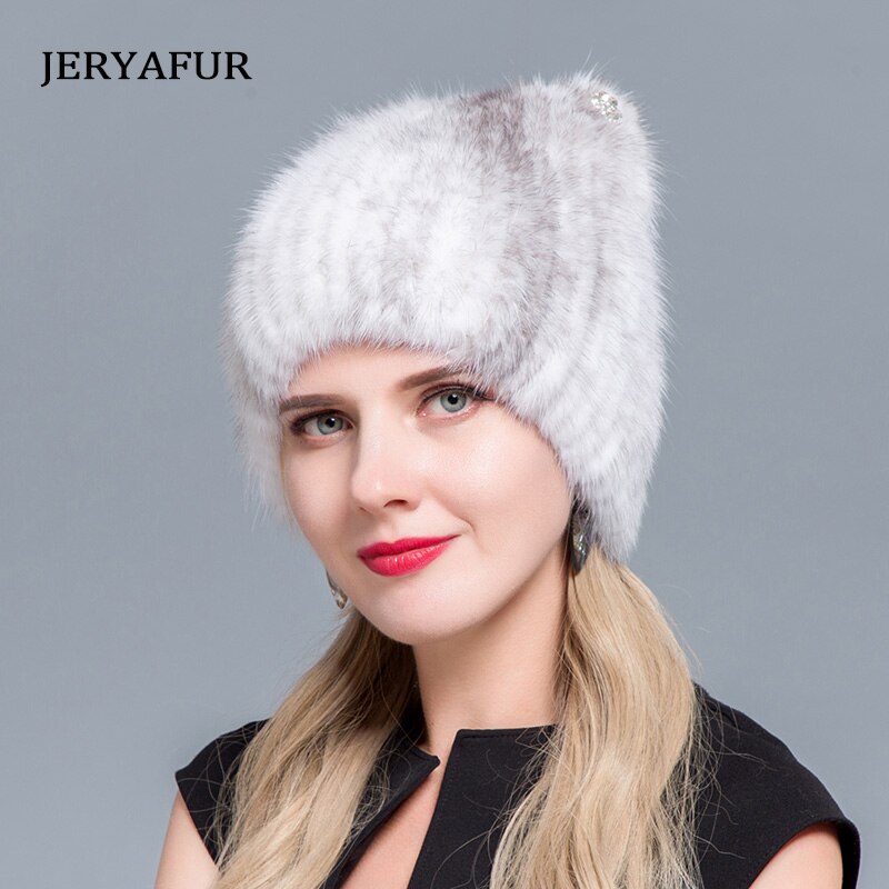 Femmes-d-ge-moyen-en-hiver-vison-fourrure-femmes-tricot-pull-chapeau-nouvelle-mode-europ-enne