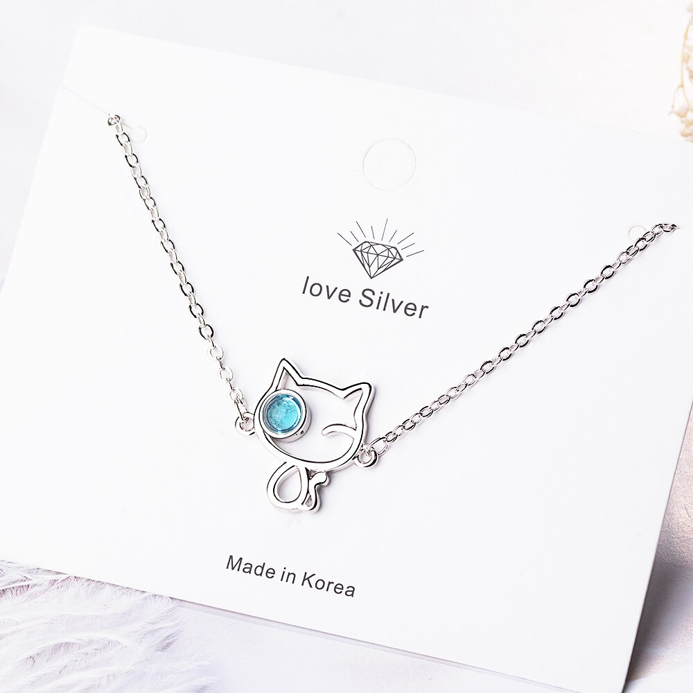 ANENJERY-couleur-argent-mignon-chat-Bracelets-Ins-bleu-cristal-artificiel-main-bijoux-pour-les-femmes-cadeau