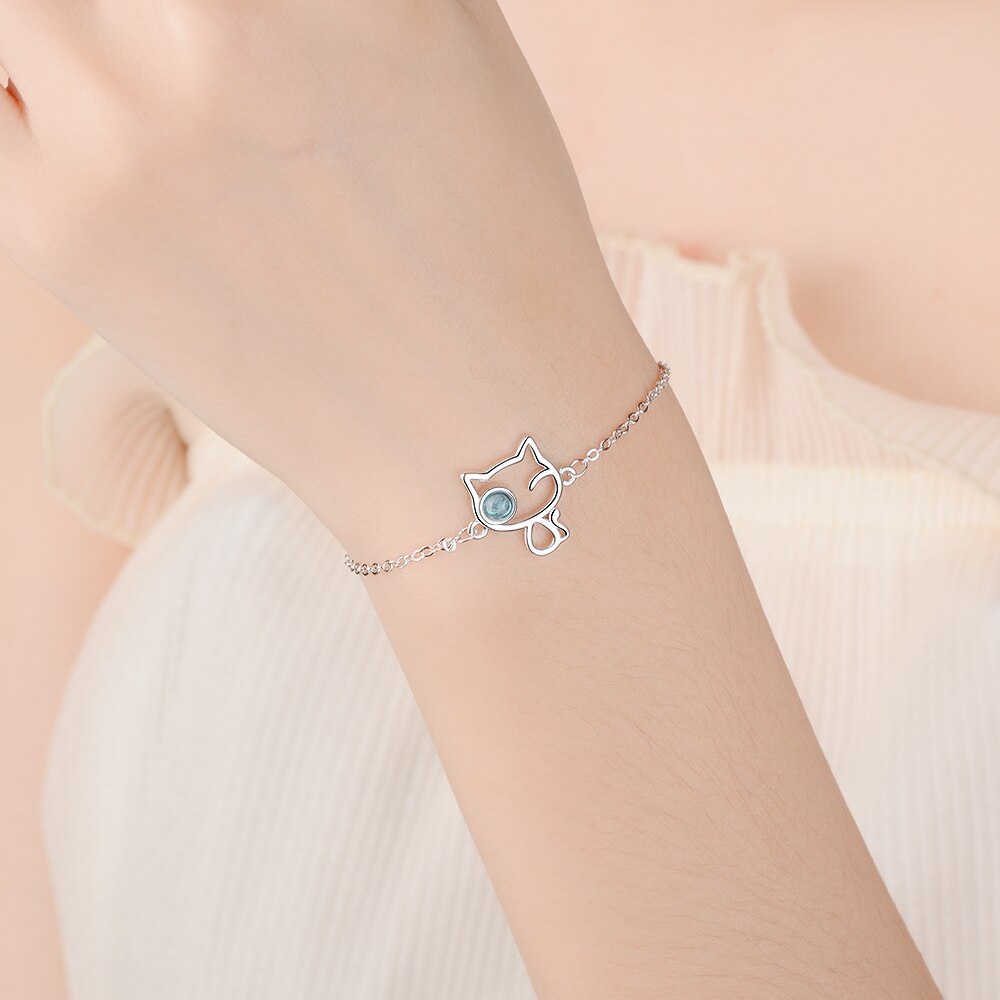 ANENJERY-couleur-argent-mignon-chat-Bracelets-Ins-bleu-cristal-artificiel-main-bijoux-pour-les-femmes-cadeau