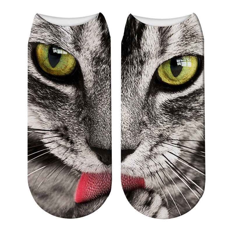 2019-nouveau-3D-impression-femmes-chaussettes-coton-chaussette-mode-unisexe-Animal-chaussettes-chat-Meias-femelle-dr