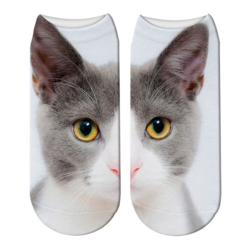 2019-nouveau-3D-impression-femmes-chaussettes-coton-chaussette-mode-unisexe-Animal-chaussettes-chat-Meias-femelle-dr