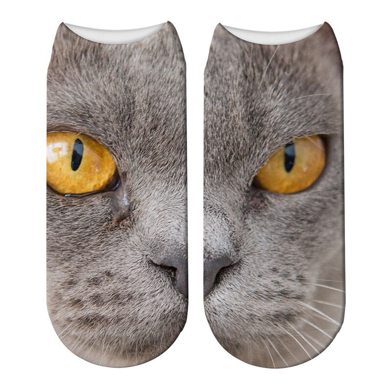 2019-nouveau-3D-impression-femmes-chaussettes-coton-chaussette-mode-unisexe-Animal-chaussettes-chat-Meias-femelle-dr