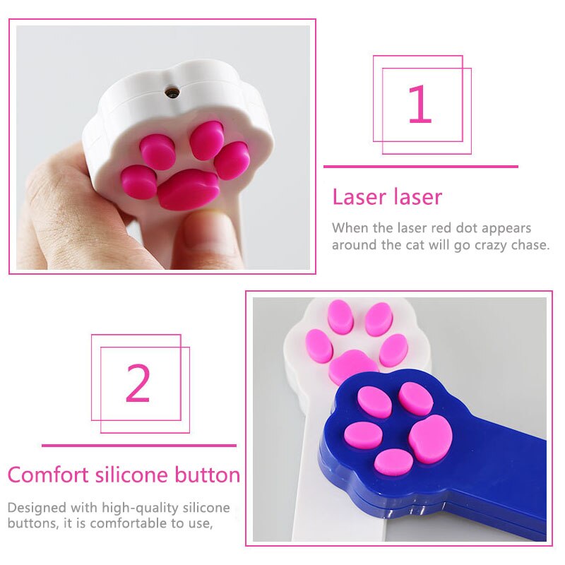 Jouet laser pour chat, pointeur de lumière Led Red Dot Jouets interactifs  pour chats