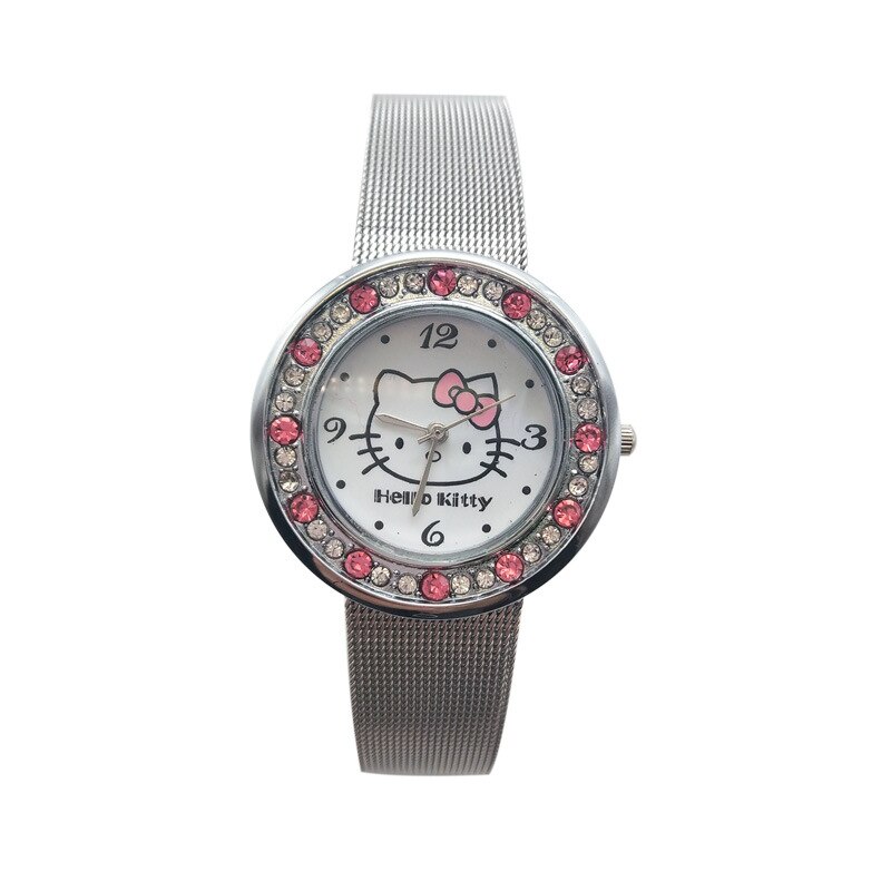 Mode-mignon-kt-chat-enfants-regarder-dessin-anim-enfants-montre-bracelet-en-acier-diamant-montre-fille