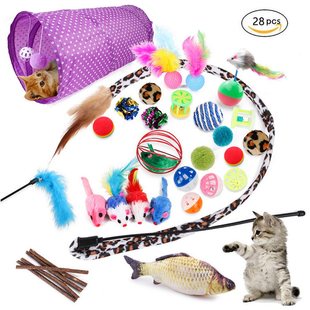 28-pi-ces-chat-jouet-pliable-2-trous-chat-Tunnel-jouet-poisson-souris-plume-baguette-dr