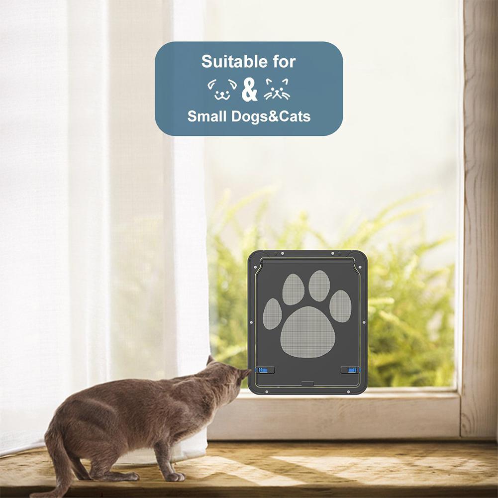 Porte-pour-animal-domestique-avec-motifs-d-empreintes-digitales-pour-chiens-et-chats-verrouillable-cran-et