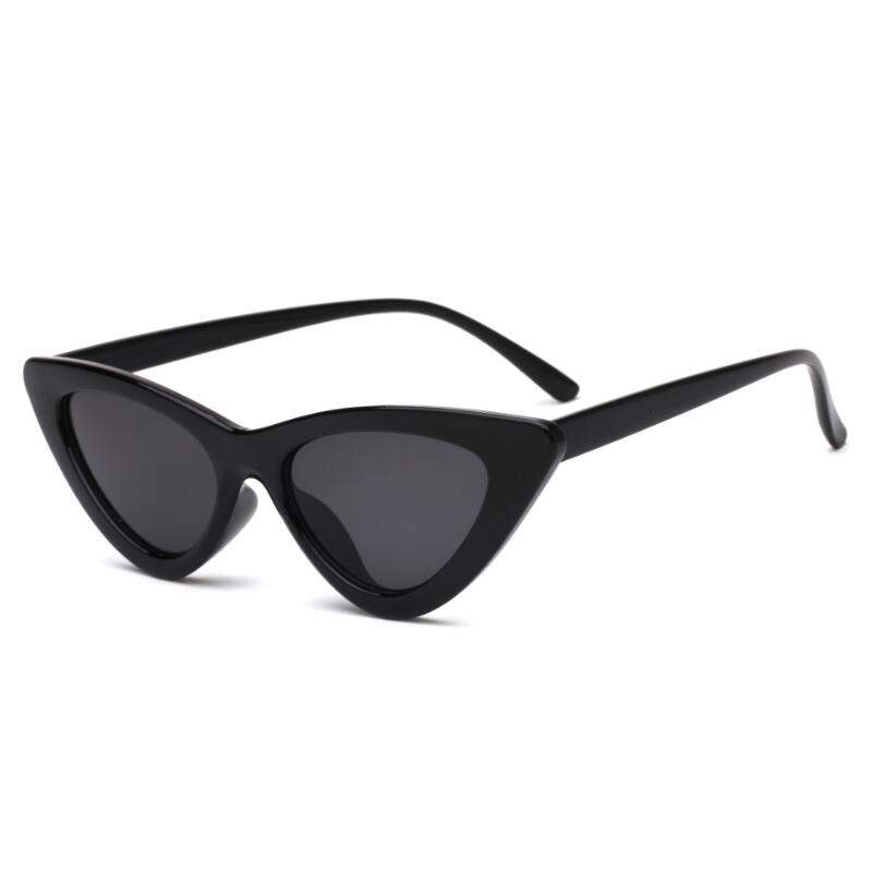 COOYOUNG-lunettes-de-soleil-pour-femmes-motif-il-de-chat-r-tro-petit-format-noir-blanc