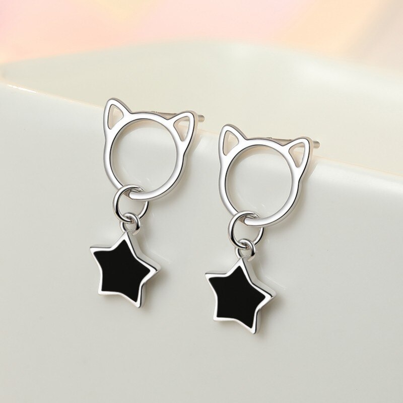 Boucles-d-oreilles-avec-pompon-en-forme-de-chat-mignon-en-argent-Sterling-925-bijoux-de