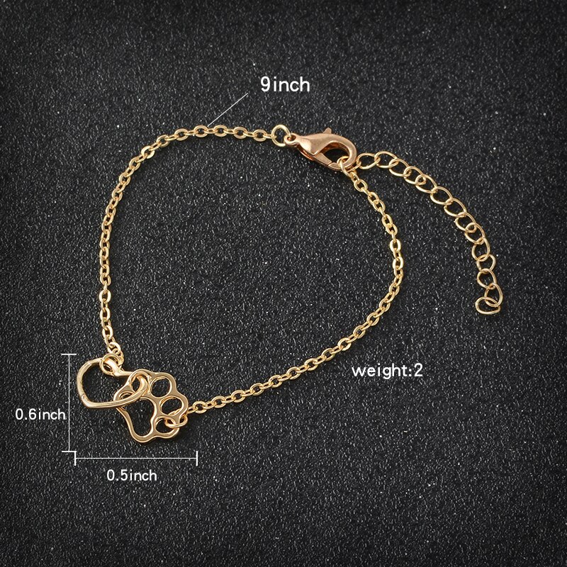 QIHE-Bracelet-breloques-avec-imprim-patte-de-chat-et-c-ur-bijoux-pour-amoureux-de-chiens