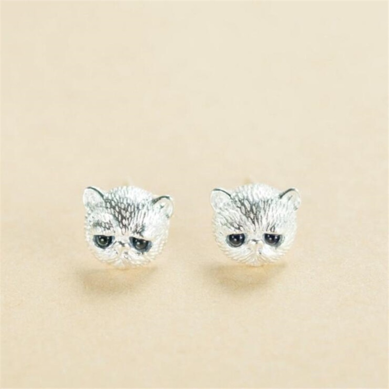 Boucles-d-oreilles-chat-doux-en-argent-Sterling-925-bijoux-de-temp-rament-cadeau-d-anniversaire