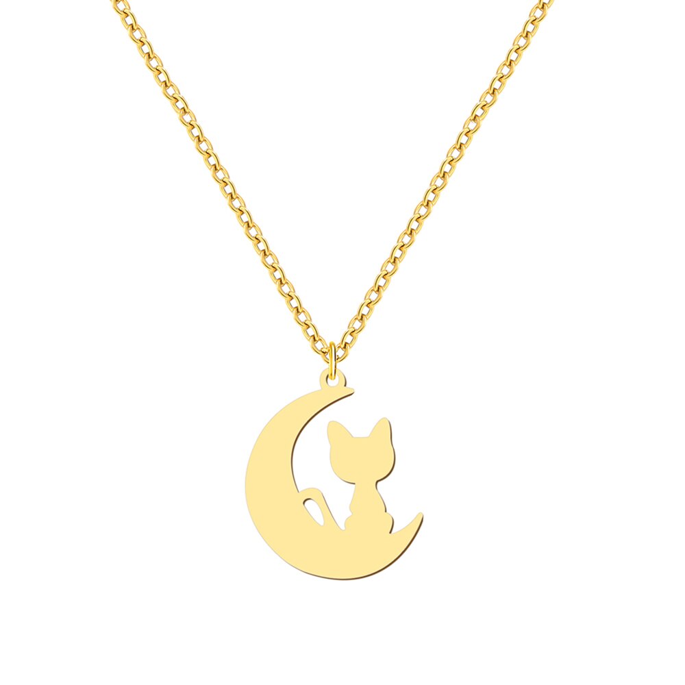 Colliers-en-acier-inoxydable-pour-femmes-mignon-pendentif-lune-chat-d-licat-ras-du-cou-cha