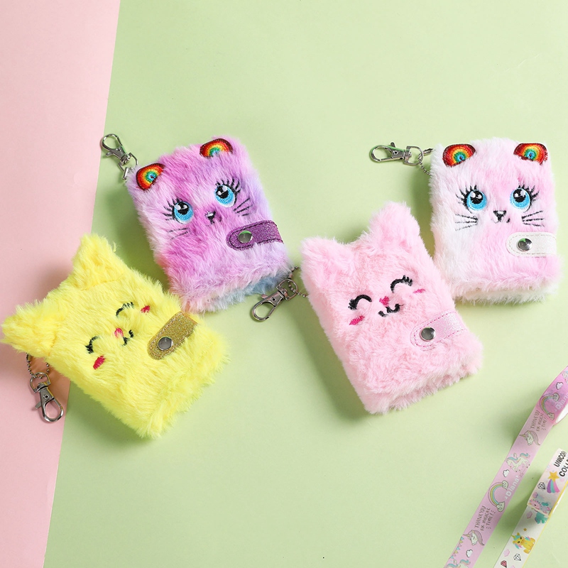 Trousse patte de chat en peluche - Papeterie - au-chat-heureux