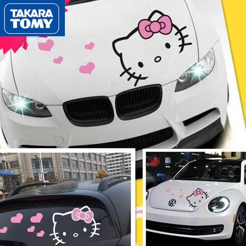 Hello Kitty Accessoires de voiture Autocollants Dessin animé