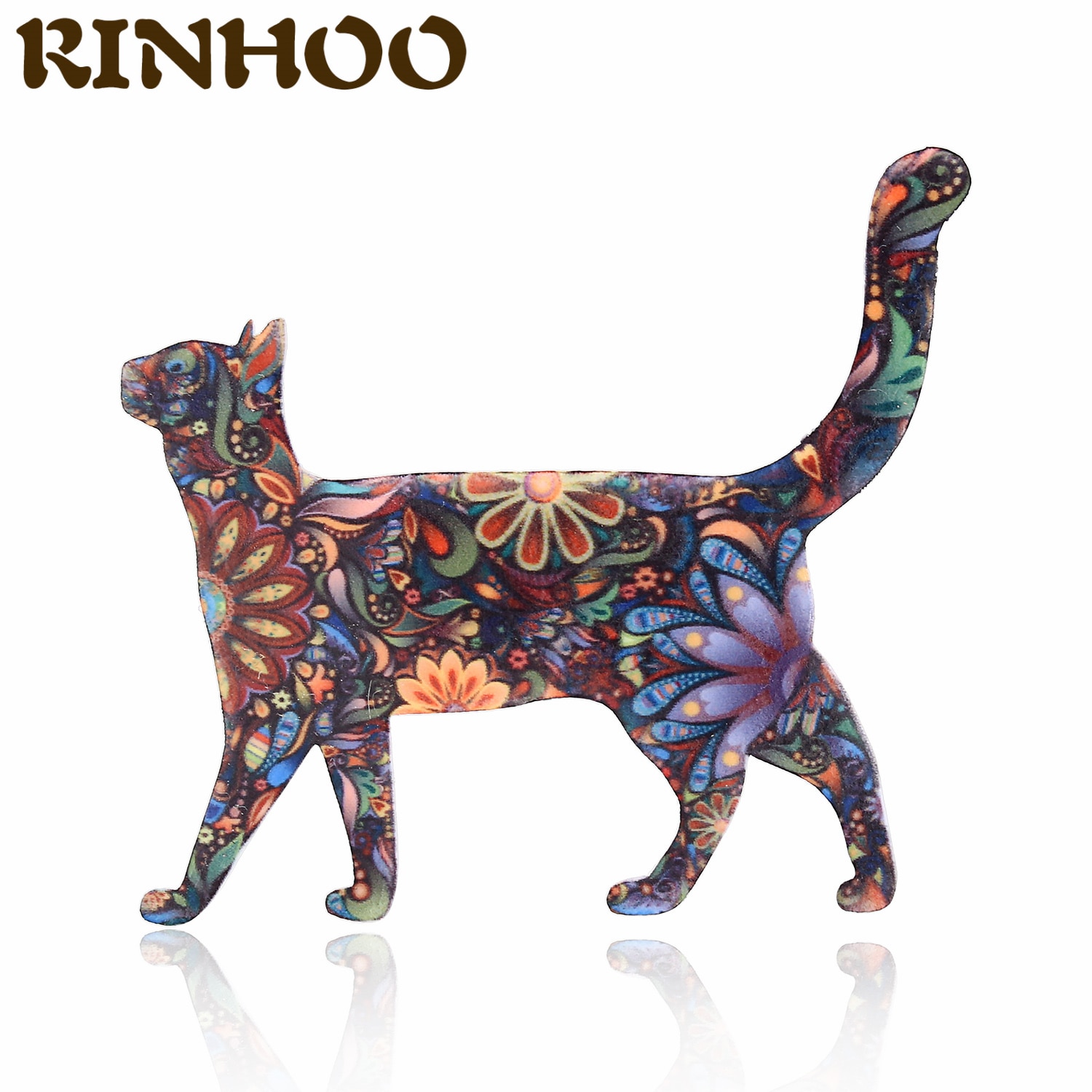 Lot De 4 Broches Chat Mignonnes - Métal Alliage - Pin's Décoratifs Pour Vêtements & Sacs
