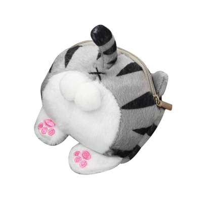 Maison-Fabre-sac-homme-femmes-portefeuilles-mignon-chat-bout-bout-queue-en-peluche-porte-monnaie-changement