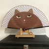 Chats-Design-pliant-ventilateur-gland-danse-pliant-main-ventilateur-artisanat-cadeau-Original-en-bois-main-fleur