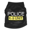 Costume-de-Police-Cosplay-v-tements-pour-chiens-Gilet-noir-lastique-pour-chiot-T-Shirt-accessoires