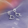 Boucles-d-oreilles-patte-de-chat-en-argent-Sterling-925-bijoux-fins-pour-femmes-fille-douce