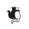 Broches-de-chat-en-mail-noir-et-blanc-dessin-anim-Animal-mignon-sac-dos-revers-Badges