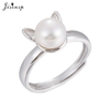 Jisensp-mode-animaux-bijoux-bague-dessin-anim-Kitty-Imitation-perle-chat-oreille-anneau-pour-les-femmes