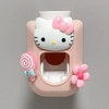 Distributeur-automatique-de-dentifrice-Hello-Kitty-Kawaii-presse-dentifrice-dessin-anim-pour-enfants-famille-adorable