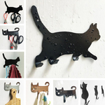 Support-d-coratif-mural-en-m-tal-fixer-dans-la-cuisine-queue-de-chat-porte-cl