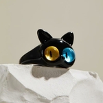 Bague-de-monstre-vert-pour-femmes-deux-couleurs-yeux-de-chat-ouvert-Couple-accessoires-de-doigt