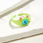 Bague-de-monstre-vert-pour-femmes-deux-couleurs-yeux-de-chat-ouvert-Couple-accessoires-de-doigt