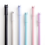 6-pi-ces-ensemble-Kawaii-chat-Gel-stylo-0-38mm-cr-atif-mignon-neutre-encre-stylo