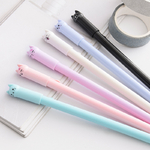 6-pi-ces-ensemble-Kawaii-chat-Gel-stylo-0-38mm-cr-atif-mignon-neutre-encre-stylo