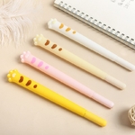 Stylo-Gel-en-Silicone-souple-de-Style-griffe-de-chat-mignon-de-0-5mm-stylo-Signature