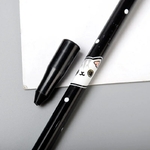 Stylo-gel-motif-de-chat-noir-et-blanc-mignon-stylo-d-criture-et-de-signature-encre