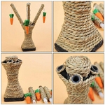 Chat-griffoir-arbre-Sisal-tissu-animal-chat-cadre-d-escalade-bricolage-interactif-jouets-de-formation-animal