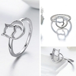 Mode-authentique-vilain-petit-chat-et-coeur-bague-pour-les-femmes-en-argent-Sterling-bijoux-cadeau