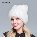 Femmes-d-ge-moyen-en-hiver-vison-fourrure-femmes-tricot-pull-chapeau-nouvelle-mode-europ-enne