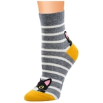 Chaussettes-de-mode-femmes-filles-d-contract-rayure-chat-impression-coton-femmes-chaussettes-Harajuku-Skarpetki-Calcetines