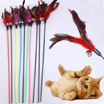 Jouets-chat-de-couleur-al-atoire-Offre-sp-ciale-b-tons-de-chat-plume-p-le