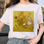 Van-Gogh-T-shirt-pour-femme-motif-humoristique-treillis-peinture-l-huile-imprim-d-contract-Harajuku