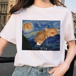 Van-Gogh-T-shirt-pour-femme-motif-humoristique-treillis-peinture-l-huile-imprim-d-contract-Harajuku