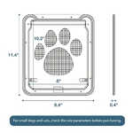 Porte-pour-animal-domestique-avec-motifs-d-empreintes-digitales-pour-chiens-et-chats-verrouillable-cran-et