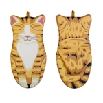 Gants-de-cuisine-antid-rapants-r-sistants-la-chaleur-dessin-anim-3D-pattes-de-chat-gants