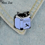 Broche-de-lecture-en-mail-pour-chat-personnalis-e-livre-d-animaux-sac-v-tements-pingle