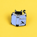 Broche-de-lecture-en-mail-pour-chat-personnalis-e-livre-d-animaux-sac-v-tements-pingle