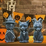 Sculpture-de-chat-noir-et-de-chat-noir-pour-Halloween-Figurine-de-Gnome-d-coration-de