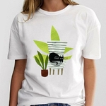 T-shirt-femme-imprim-graphique-mode-chat-amour-tendance-nouveau-Style-dessin-anim-Kawaii-v-tements