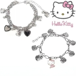 Bracelet-Hello-Kitty-en-alliage-accessoires-pour-les-mains-chat-Kt-Double-Ins-cadeau-pour-fille